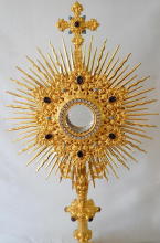 French Antique Sunburst Monstrance